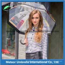 Outdoor plástico transparente PVC Poe Clear Promoção Bubble Umbrella